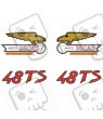 DUCATI 24 HORAS Stickers Compatible Product)
