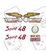 DUCATI 48 Sport Aufkleber (Kompatibles Produkt)