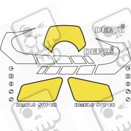 DERBI Diablo Super C7 ADESIVOS (Produto compatível)