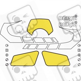 DERBI Diablo Super C4 DECALS (Compatible Product)