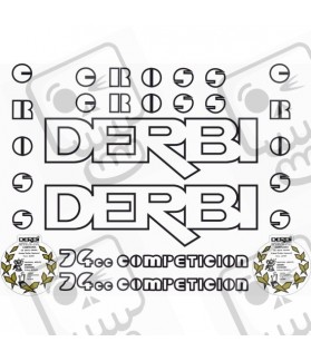 DERBI Cross 74 ADESIVI (Prodotto compatibile)