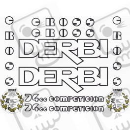 DERBI Cross 74 AUFKLEBER (Kompatibles Produkt)
