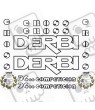DERBI Cross 74 AUFKLEBER (Kompatibles Produkt)