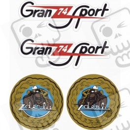 DERBI Gran Sport 74 ADESIVOS (Produto compatível)