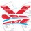 YAMAHA TZR 80 Blanca carenado ADESIVI (Prodotto compatibile)