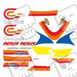 HONDA NSR 75 Campsa AUFKLEBER (Kompatibles Produkt)