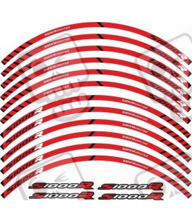 BMW S 1000R Décalcomanies pour jantes (Produit compatible)