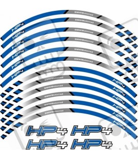 BMW S 1000RR HP4 STICKERS LLANTAS MOTO (Producto compatible)