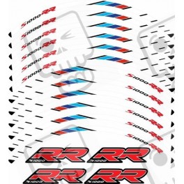 BMW S 1000RR adesivi per cerchioni (Prodotto compatibile)