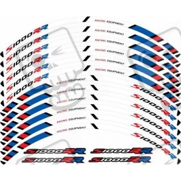 BMW S 1000RR Wheel rim Decals (Compatible Product)