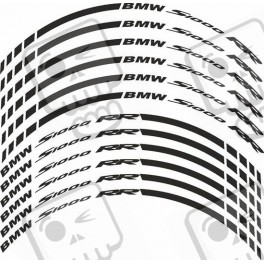 BMW S 1000RR Wheel rim Decals (Compatible Product)