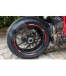 DUCATI CORSE Wheel rim Decals (Compatible Product)