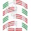 DUCATI CORSE autocollant pour jantes (Produit compatible)
