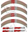 DUCATI CORSE STICKERS LLANTAS MOTO (Producto compatible)