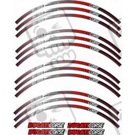 Ducati 1199 Panigale Corse Aufkleber für Motorradfelgen (Kompatibles Produkt)