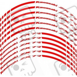 Kawasaki ZX -7 Aufkleber für Motorradfelgen (Kompatibles Produkt)