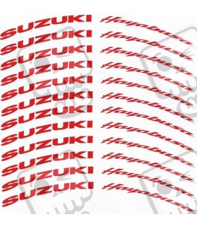 Suzuki GSX 1300R Hayabusa Wheel rim Decals (Compatible Product)