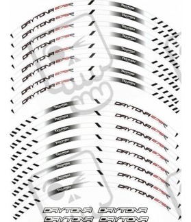 Triumph Daytona 675R STICKERS LLANTAS MOTO (Producto compatible)