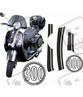 Vespa GTS Super 300 ADESIVOS (Produto compatível)