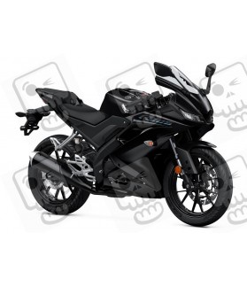 YAMAHA YZF-R125 Year 2022 BLUE/BLACK ADESIVO (Produto compatível)