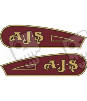 A.J.S Fuel Tank Stripes Decals (Compatible Product)