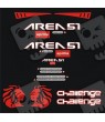 Aprilia Area 51 challenge scooter AUTOCOLLANT (Produit compatible)