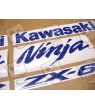 KAWASAKI ZX-6R STICKER royal blue (Compatible Product)