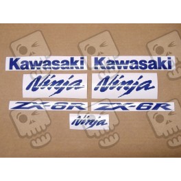 KAWASAKI ZX-14R STICKER royal blue (Compatible Product)
