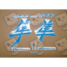 SUZUKI HAYABUSA 2021 CUSTOM BLUE ADESIVOS (Produto compatível)