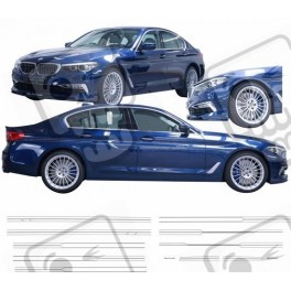 BMW 5 Series G30 / G31 Alpina B5 / D5 Stripes Stickers (Compatible Product)