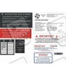 Triumph TR8 replacement Engine Bay Decals DECALS (Compatible Product)