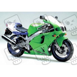 KAWASAKI ZX-7RR 1996 GREEN DECALS (Compatible Product)
