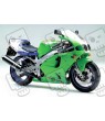 KAWASAKI ZX-7RR 1996 GREEN DECALS (Compatible Product)