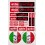 AUFKLEBER Aprilia medium Decal set 16x26 cm Laminated (Kompatibles Produkt)
