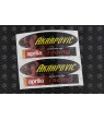 AKRAPOVIC aprilia exhaust decals stickers 2 pcs HEAT PROOF! 