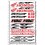Honda CRF new logo motocross medium Decal set 16x26 cm Laminated (Produit compatible)