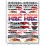 AUFKLEBER HONDA CBR RR Woody Large fairing Decal set 24x32 cm 600RR 1000RR Laminated (Kompatibles Produkt)