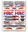HONDA CBR RR Woody Large fairing Decal set 24x32 cm 600RR 1000RR Laminated