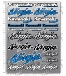 Kawasaki Ninja Large Decal set 24x32 cm 22 stickers Laminated