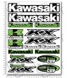 Kawasaki KX Motocross Large Decal set 24x32 cm Laminated