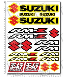 Suzuki RM RM-Z Large Decal set 24x32 cm Laminated