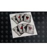 Ace of Spades graphic cards decals stickers 2 pcs 10 cm