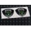 Monster Energy Pilotos Internales decals stickers 2 pcs 8 cm (Produit compatible)