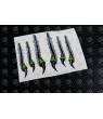 Monster Claws out of metal decals stickers 2 pcs12 cm