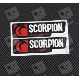 SCORPION exhaust decals stickers 2 pcs HEAT PROOF!