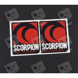 SCORPION exhaust decals stickers 2 pcs HEAT PROOF!