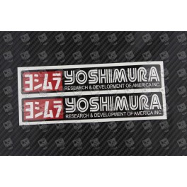 YOSHIMURA exhaust decals stickers 2 pcs HEAT PROOF!