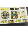 Valentino Rossi 46 The Doctor Large Decal set 24x32 cm Laminated