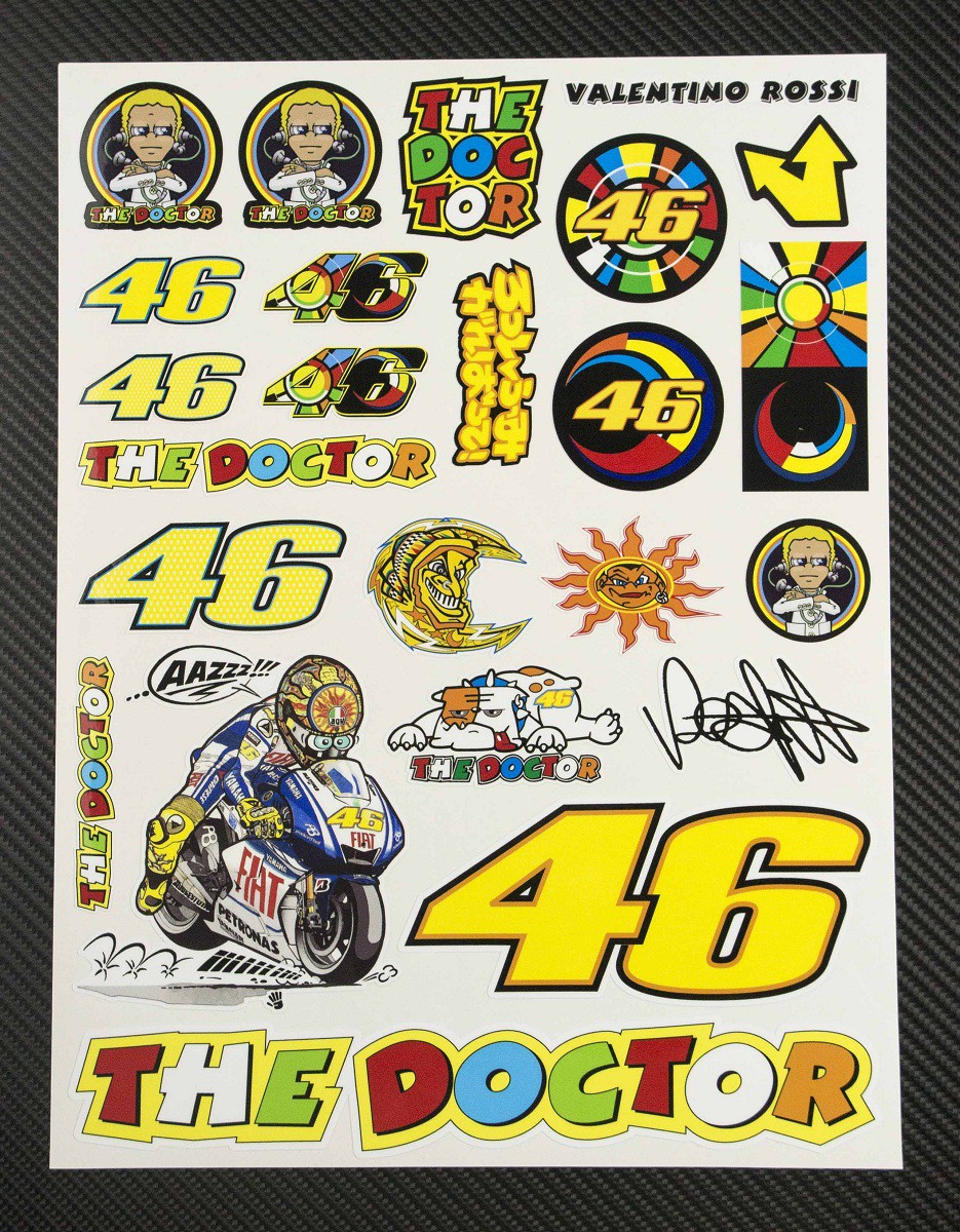 Valentino Rossi 46 Sticker, Aufkleber, The Doctor, € 30,- (1130 Wien) -  willhaben