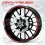 AUTOCOLLANT AGUSTA RIVALE 3 Way Wheel rim stripes 12 pcs (Produit compatible)